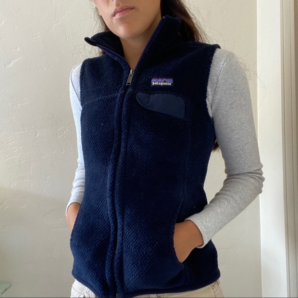 Patagonia navy blue vest
